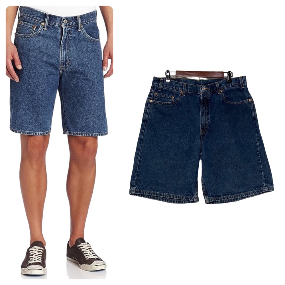 Vintage 550 Levi's Relaxed Fit Jean Shorts Blue